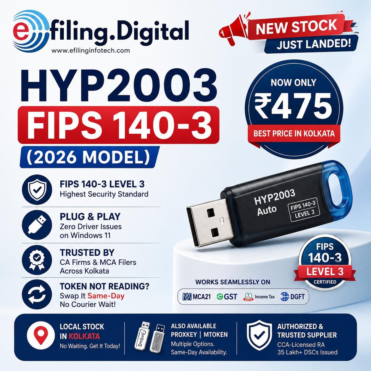 FIPS 140-2 to FIPS 140-3 DSC Token Migration in India: 2026 Upgrades & CCA Guidelines blog