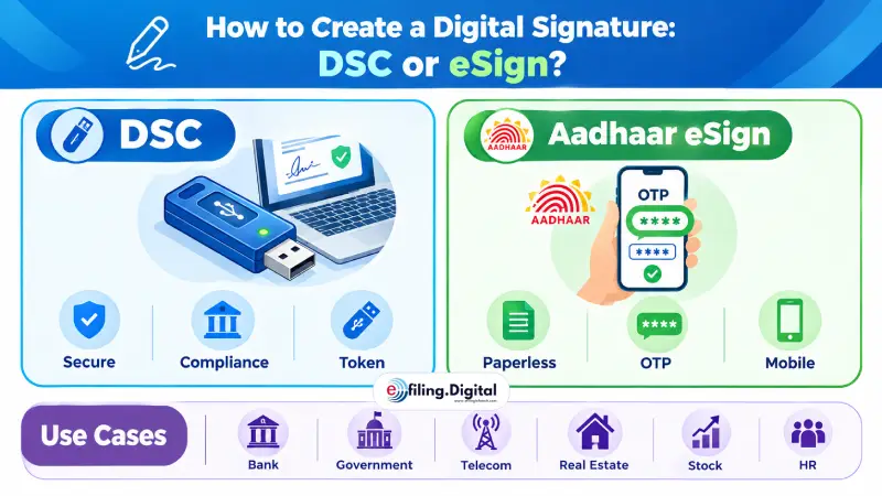 How to Create a Digital Signature in India: DSC or eSign? blog