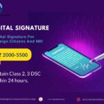 Digital signature certificate for foreign